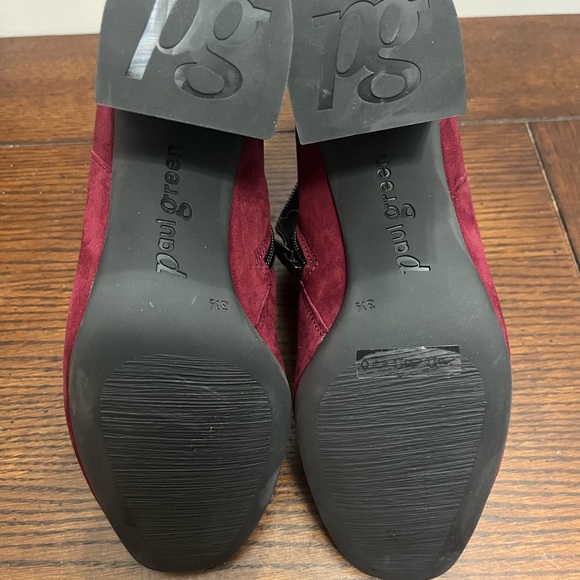 Paul‎ Green Sydney Burgundy suede ankle boot NEW 6 - Picture 6 of 6